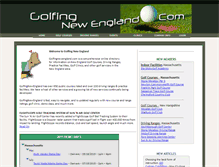 Tablet Screenshot of golfingnewengland.com